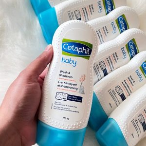 Cetaphil Baby Wash and Shampoo With Organic Calendula - Tear Free - Paraben, Colourant and Mineral Oil Free - 230ml