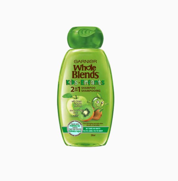 Garnier Whole Blends kids Shampoo 250 ml -  Green Apple