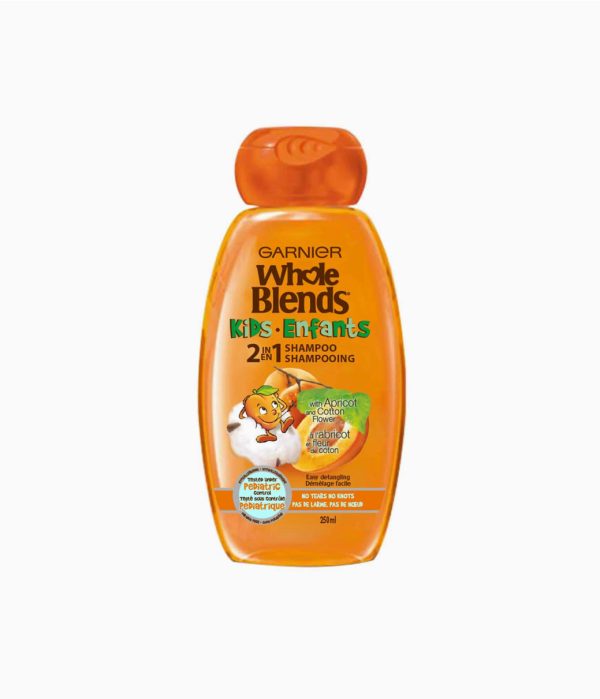 Garnier Whole Blends Kids 2-in1 Shampoo & Conditioner with Apricot and cotton flower