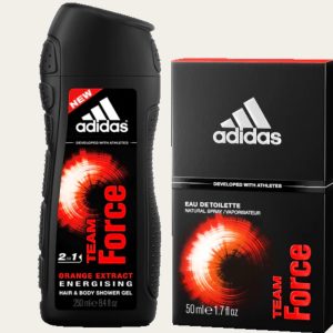 Adidas Team Force 2pc Set 50ml EDT and 250ml Shower gel for Men