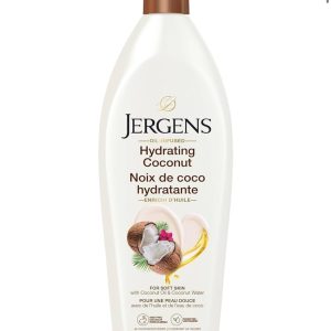 Jergens Hydrating Coconut Moisturizer & Body Lotion for Dry Skin (620 mL)