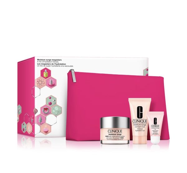 Clinique Moisture Surge Megastars - A trio of hydration heroes